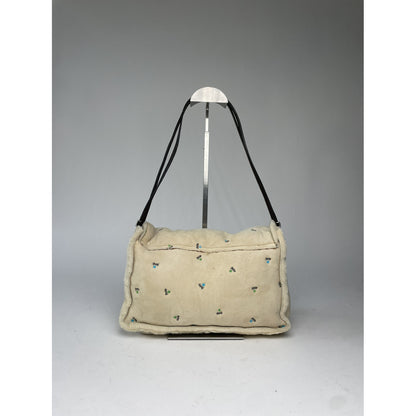 Gianni Versace Beige Wool Handbag image 4