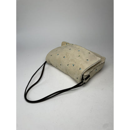 Gianni Versace Beige Wool Handbag image 5