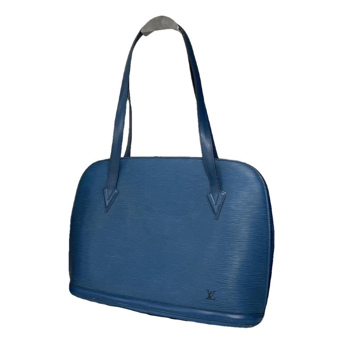 Louis Vuitton Lussac Blue Leather Handbag image 1