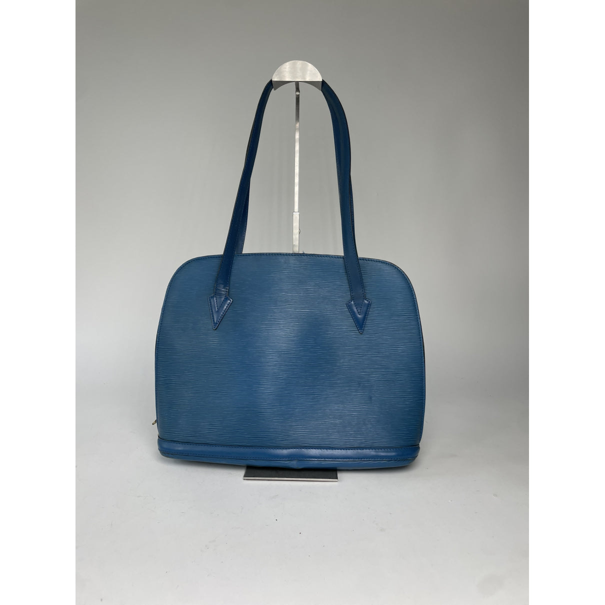 Louis Vuitton Lussac Blue Leather Handbag image 5