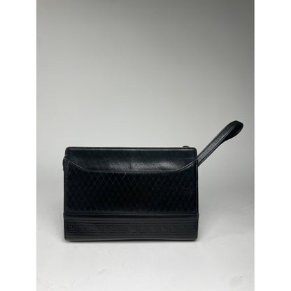 Gianni Versace Black Leather Clutch Bag image 4