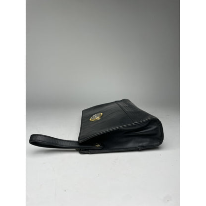 Gianni Versace Black Leather Clutch Bag image 5