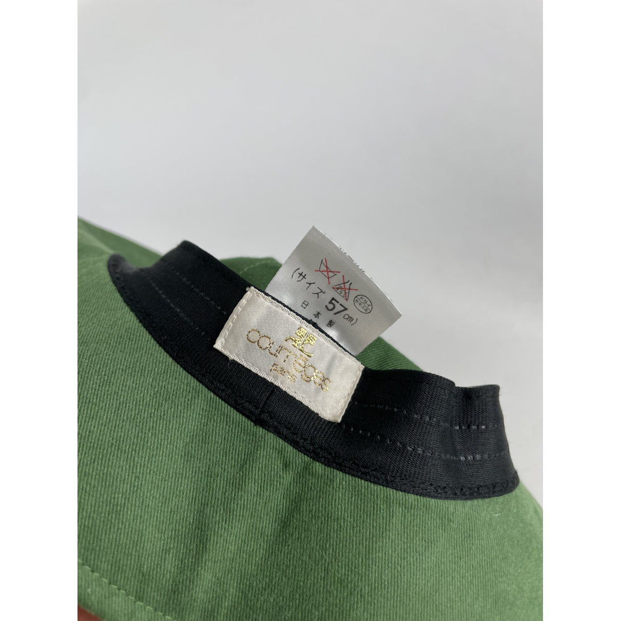 Courrèges Green Cotton Hat image 2