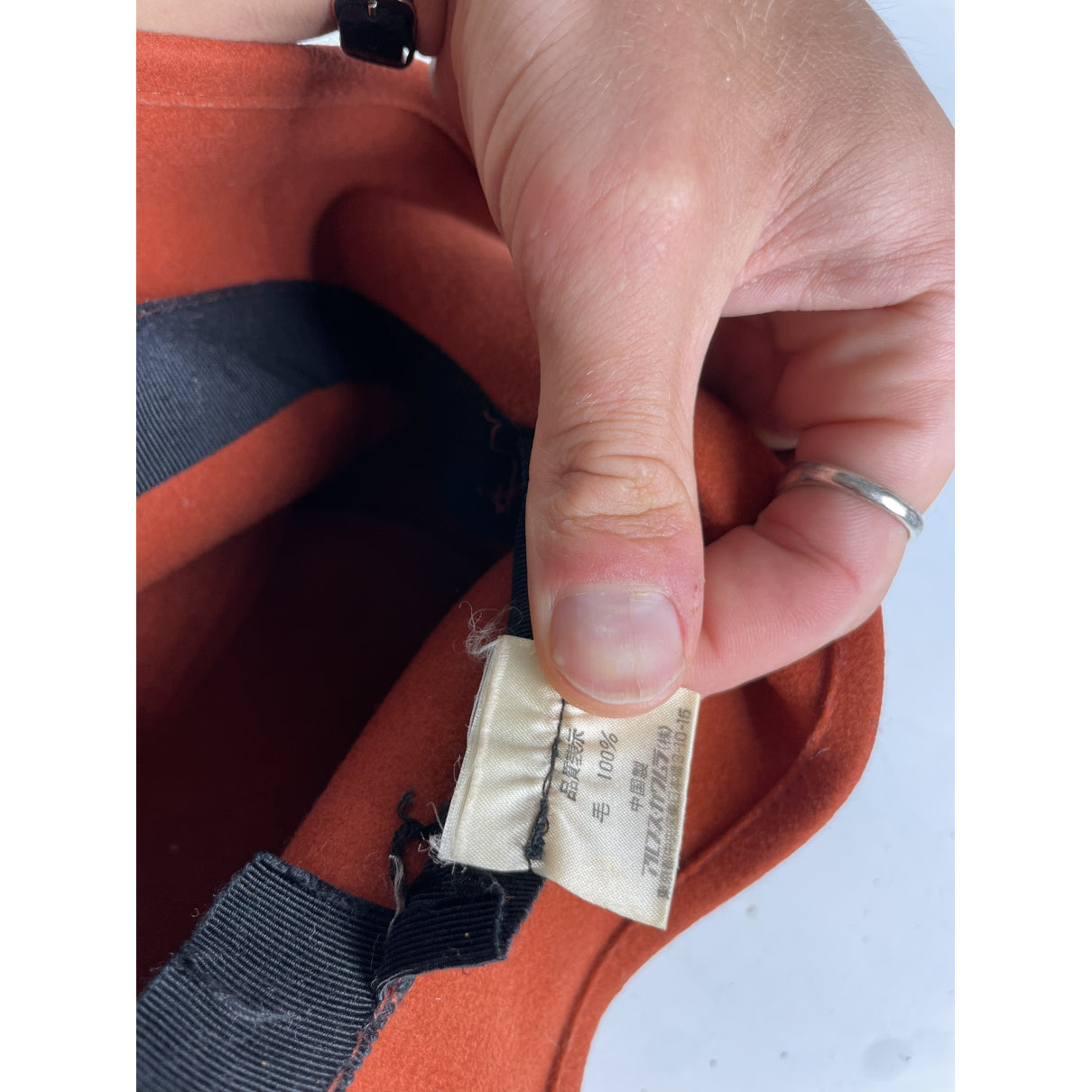 Courrèges Orange Cotton Hat image 3