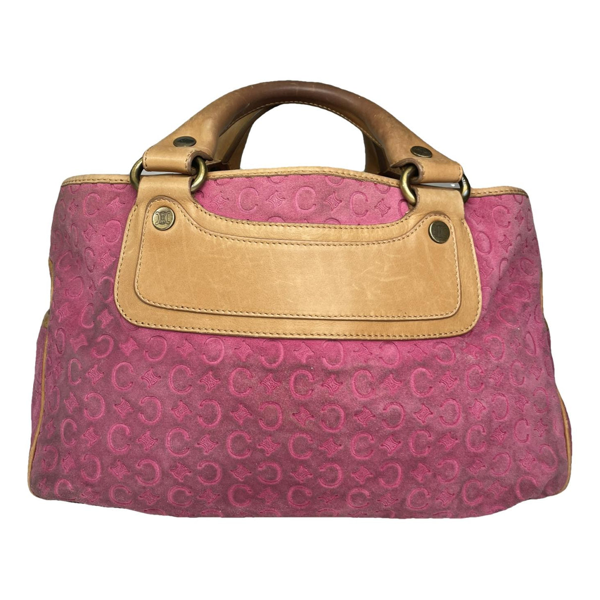 Celine Boogie Pink Leather Handbag image 1