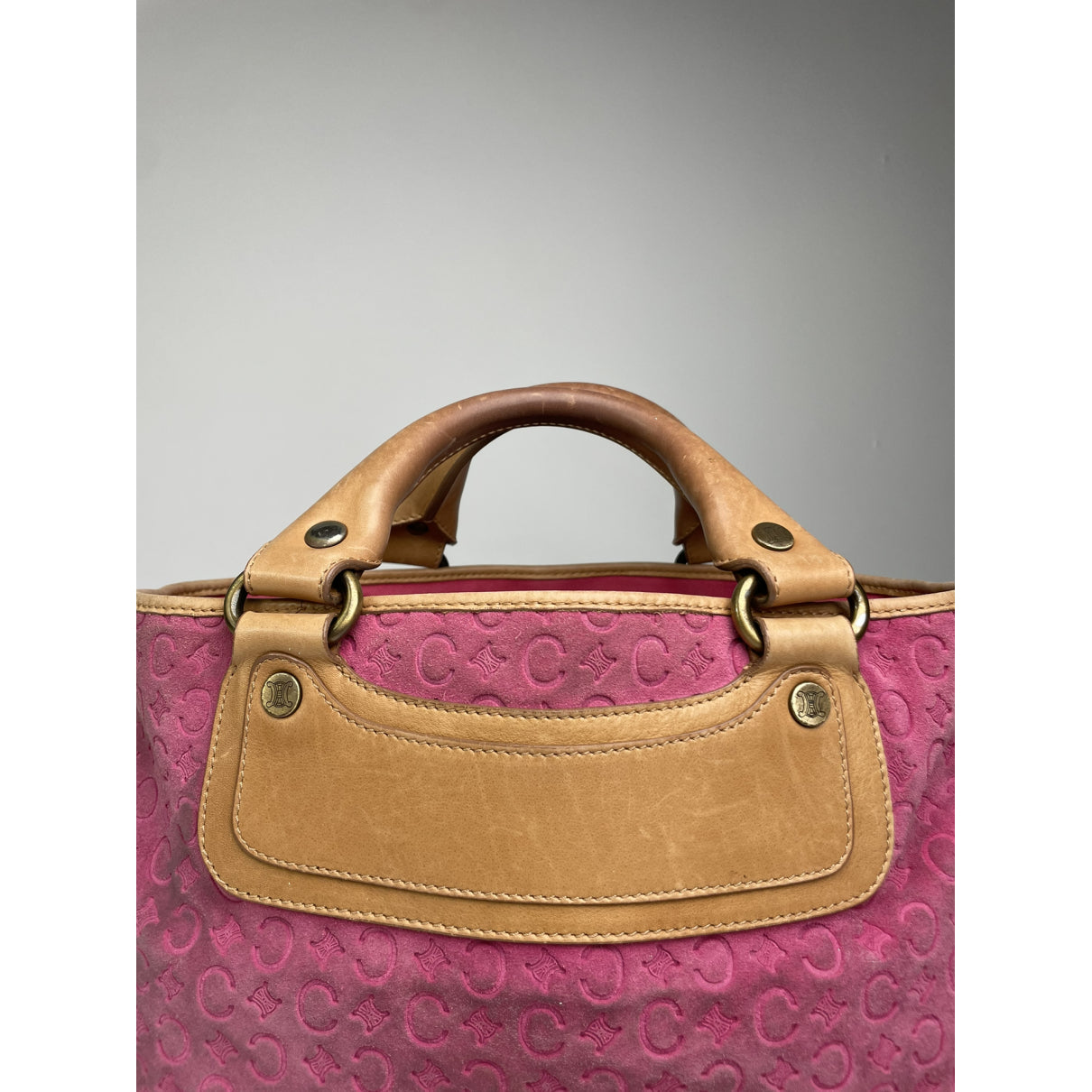 Celine Boogie Pink Leather Handbag image 2