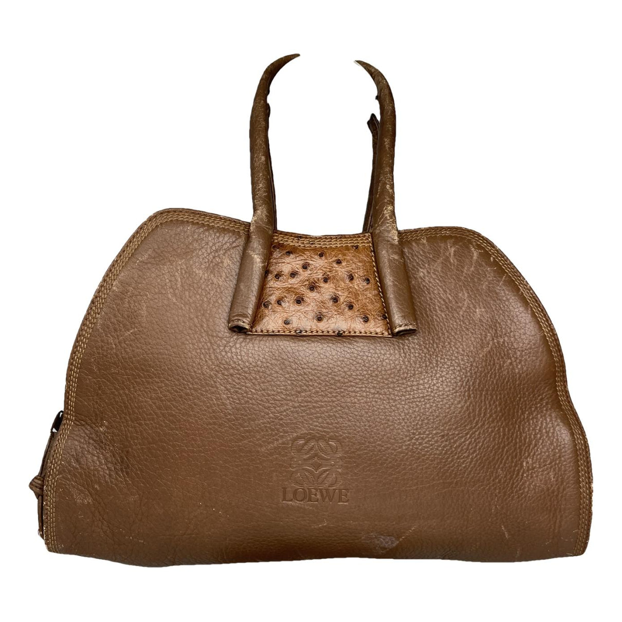 Loewe Amazona Brown Leather Handbag image 1