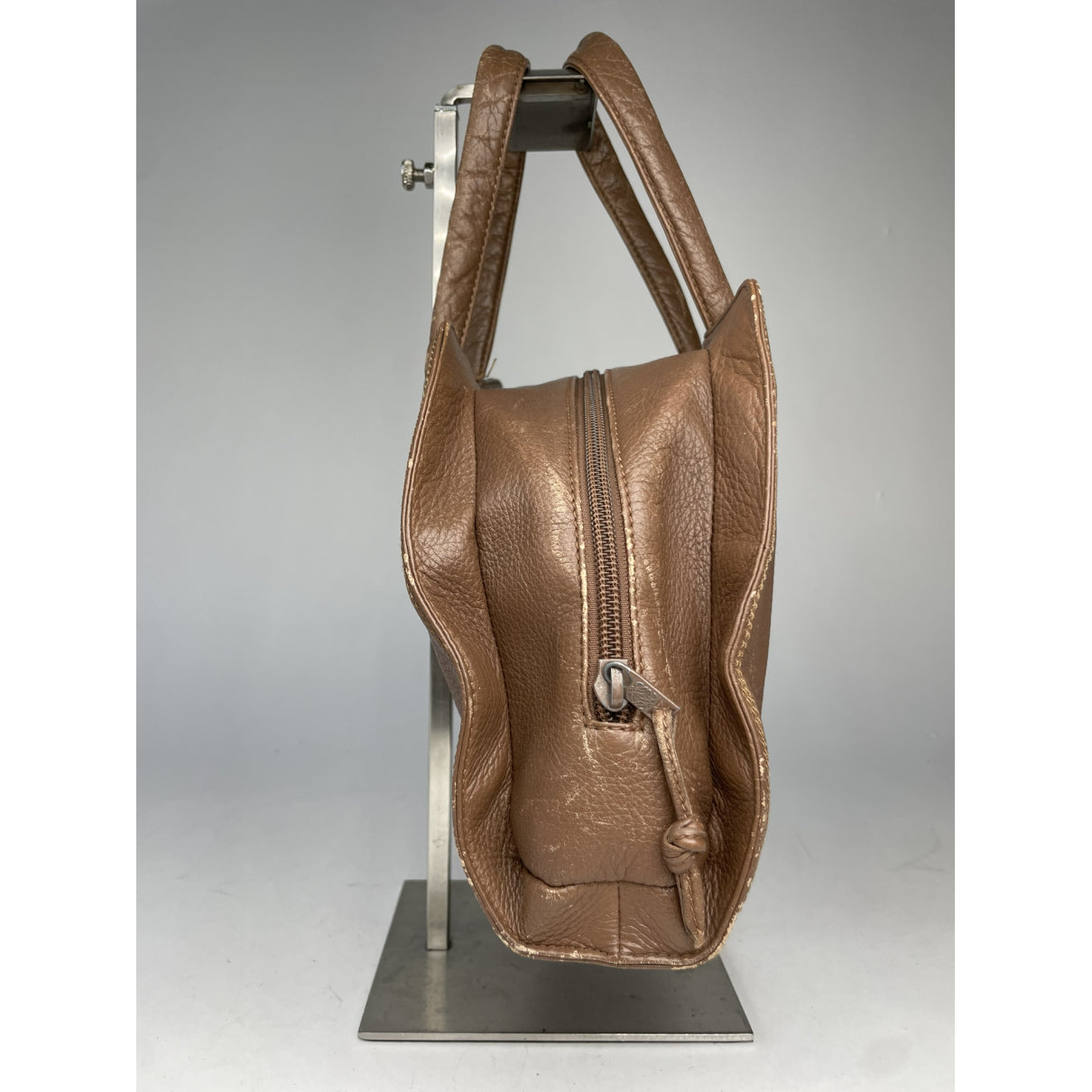 Loewe Amazona Brown Leather Handbag image 3