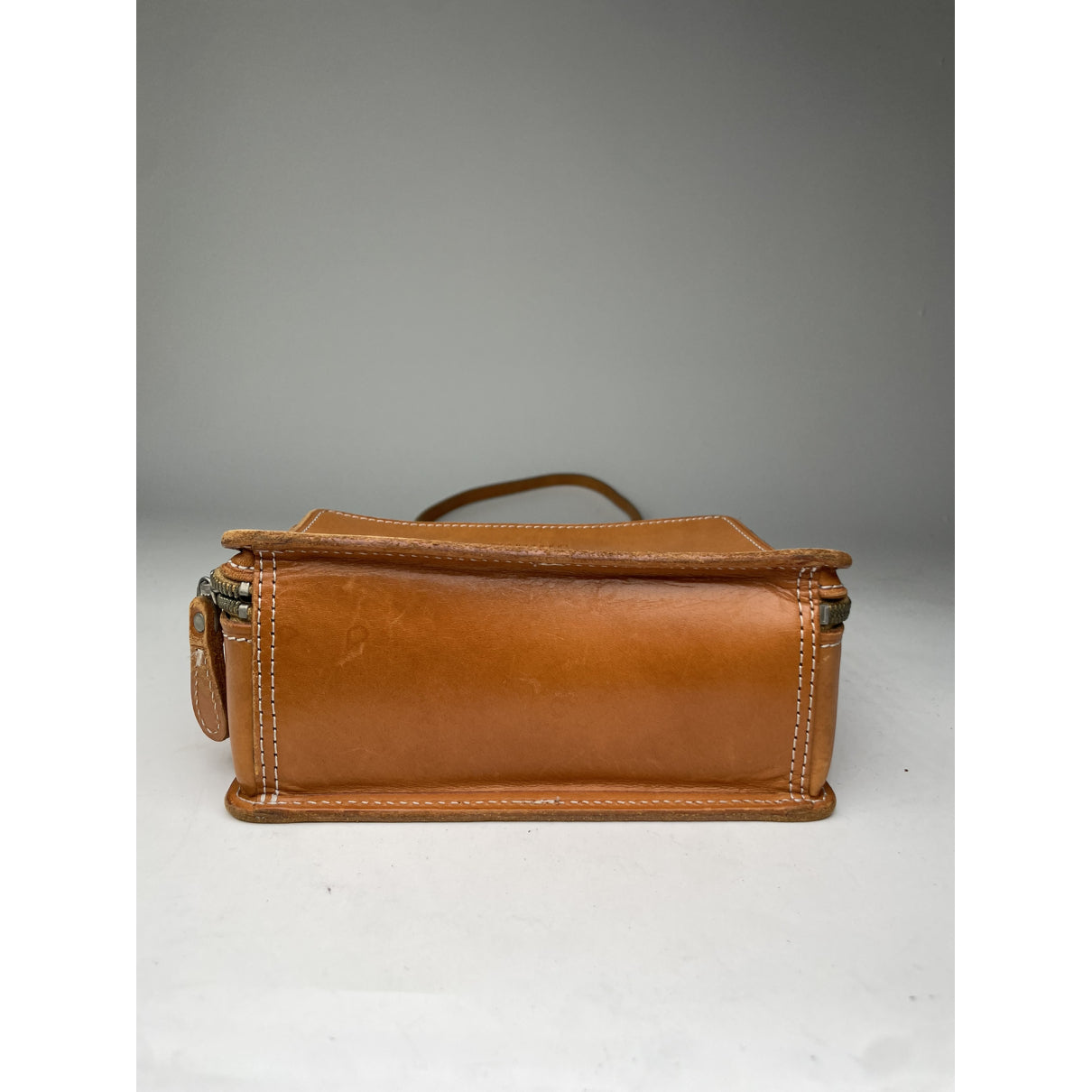 Courrèges Brown Leather Handbag image 3