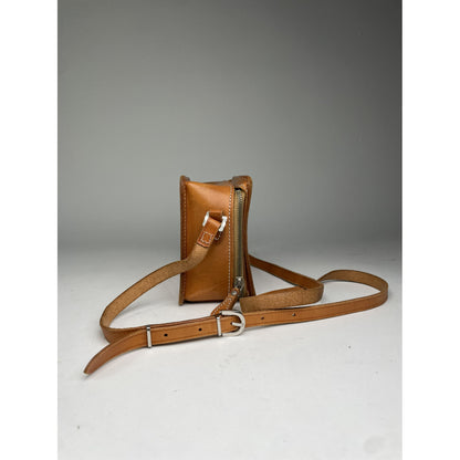 Courrèges Brown Leather Handbag image 5