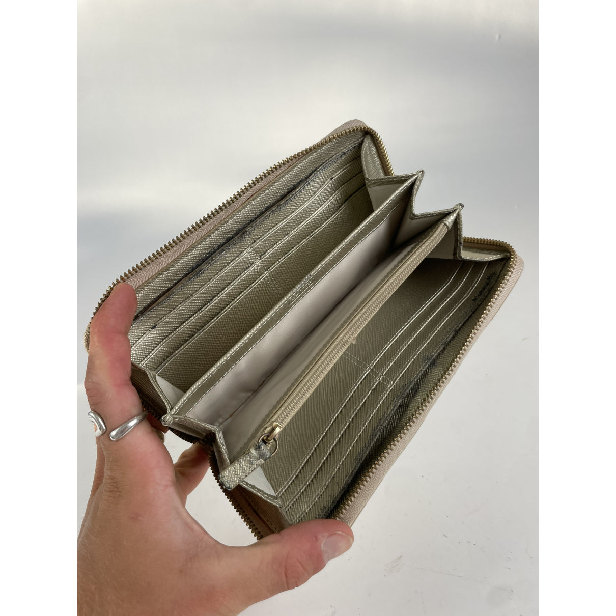 Coach Cartable mini sierra White Leather Wallet image 3