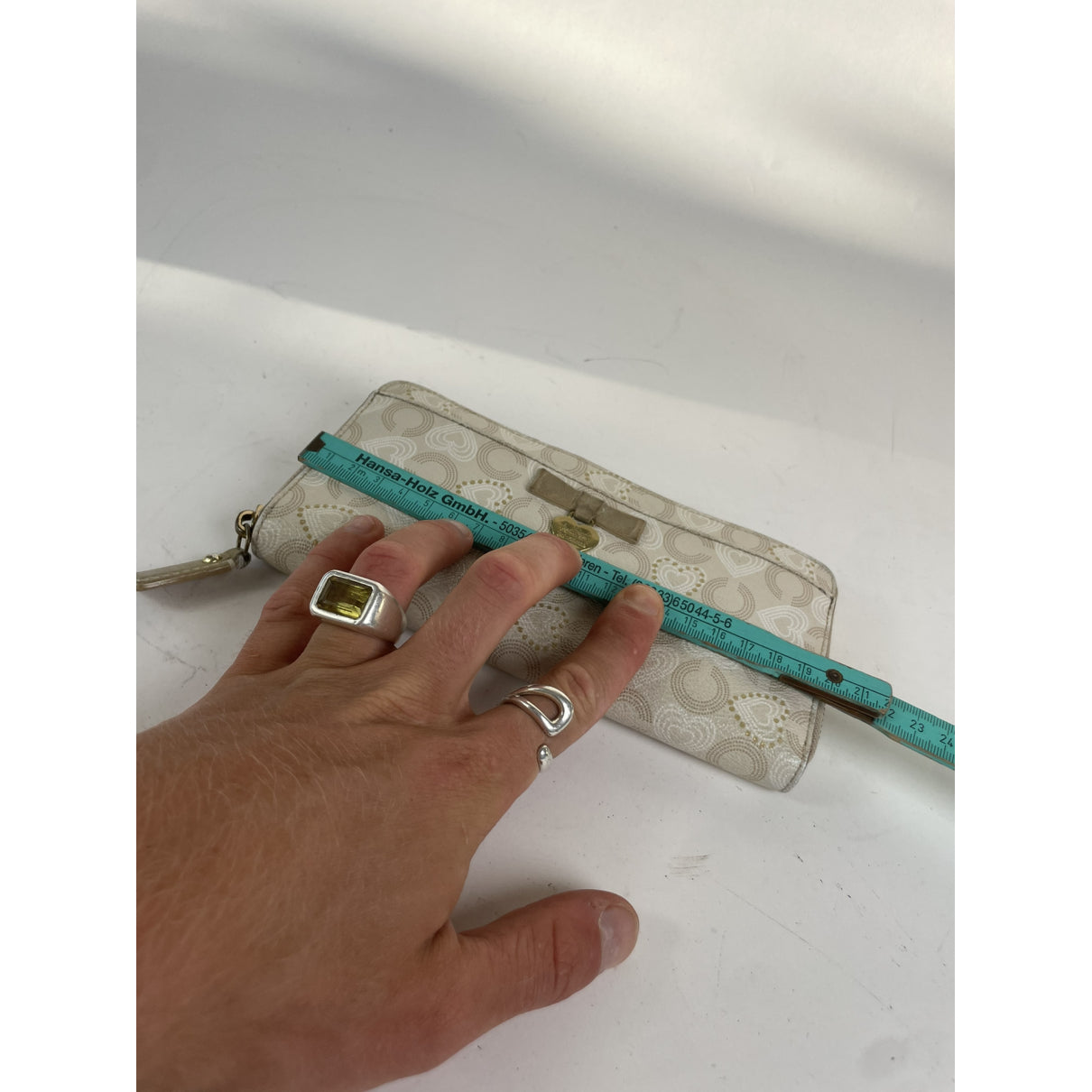 Coach Cartable mini sierra White Leather Wallet image 5