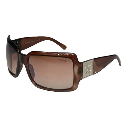 Chanel Brown Plastic Sunglasses image 1