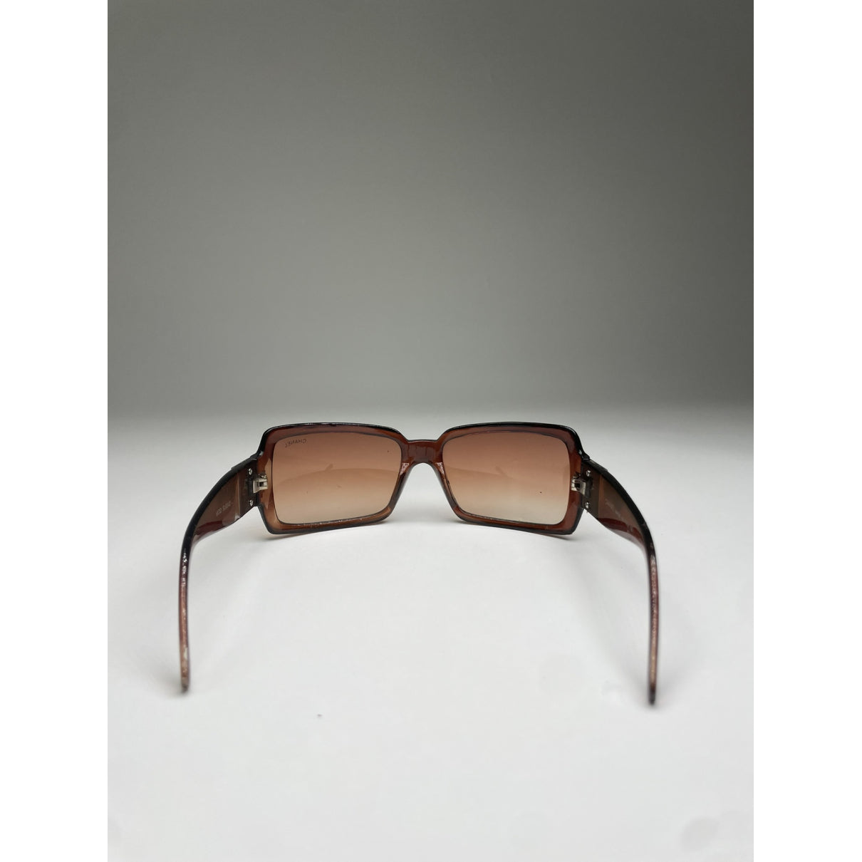 Chanel Brown Plastic Sunglasses image 3