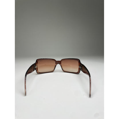 Chanel Brown Plastic Sunglasses image 3