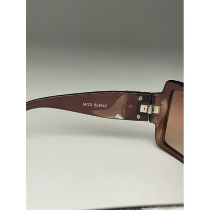 Chanel Brown Plastic Sunglasses image 4