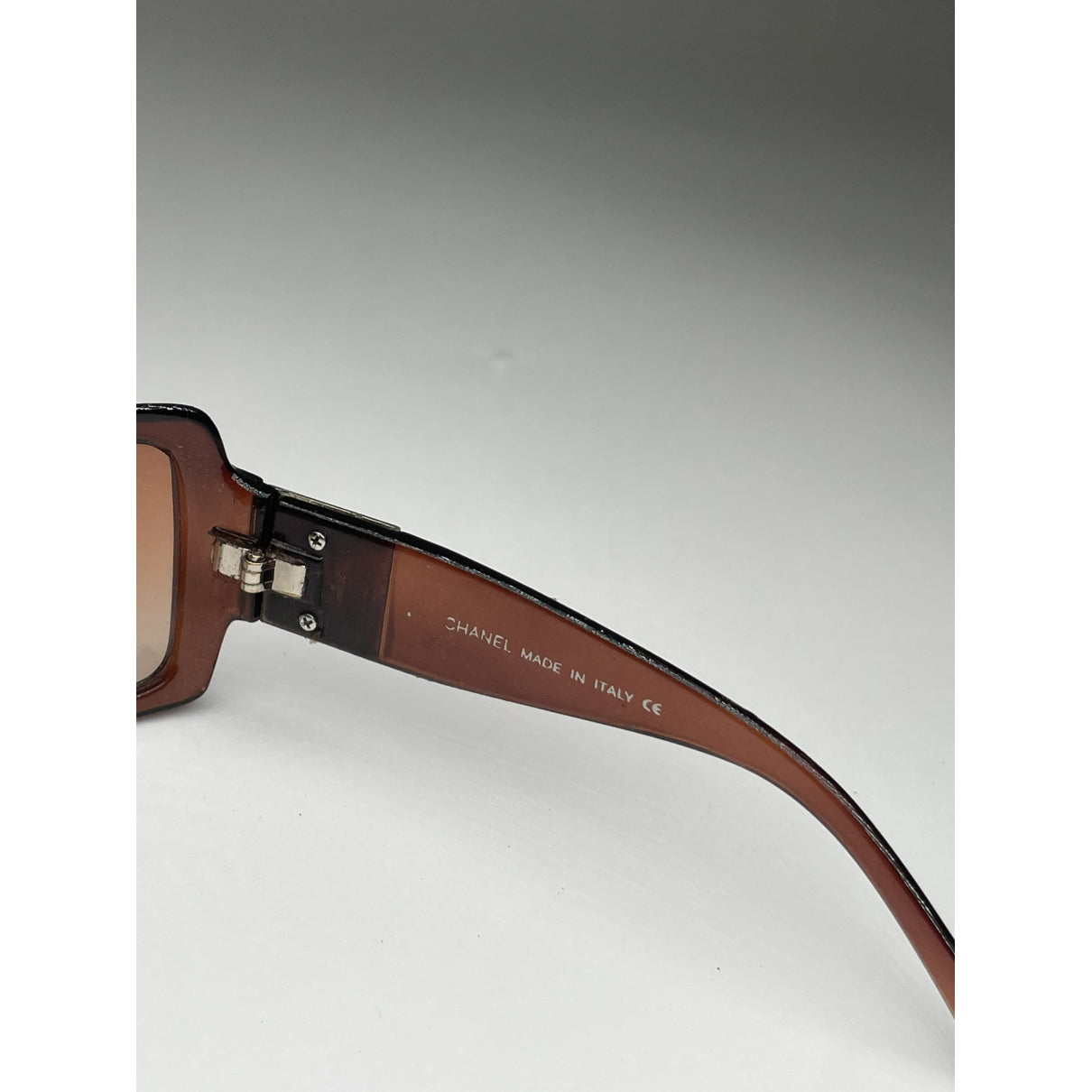 Chanel Brown Plastic Sunglasses image 5