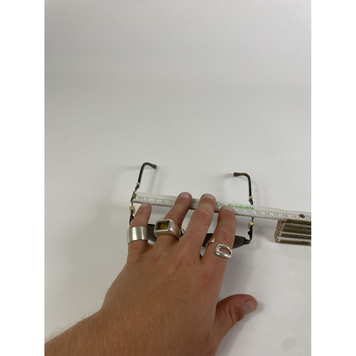 Fendi Black Metal Sunglasses image 5