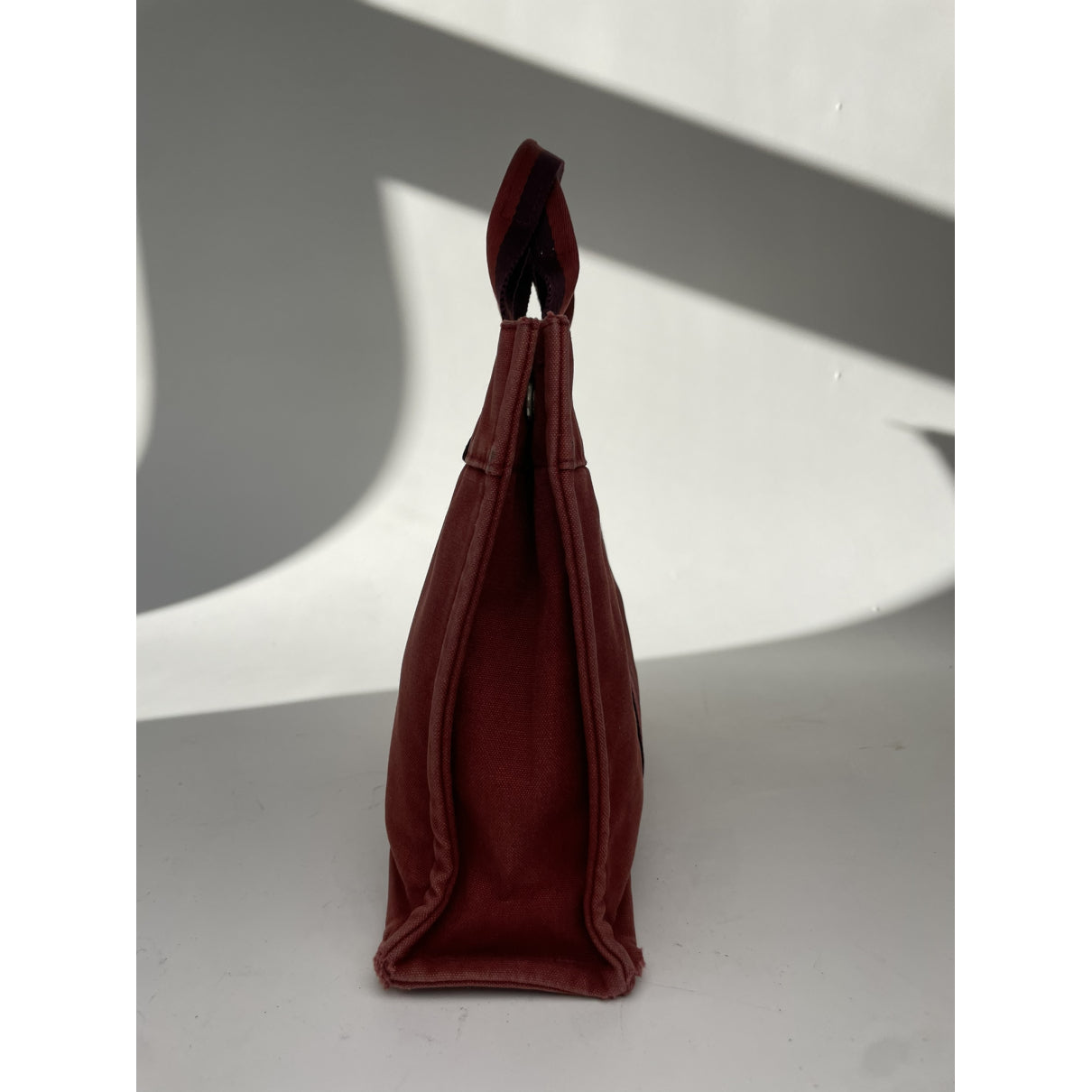 Hermès Red Cotton Handbag image 5