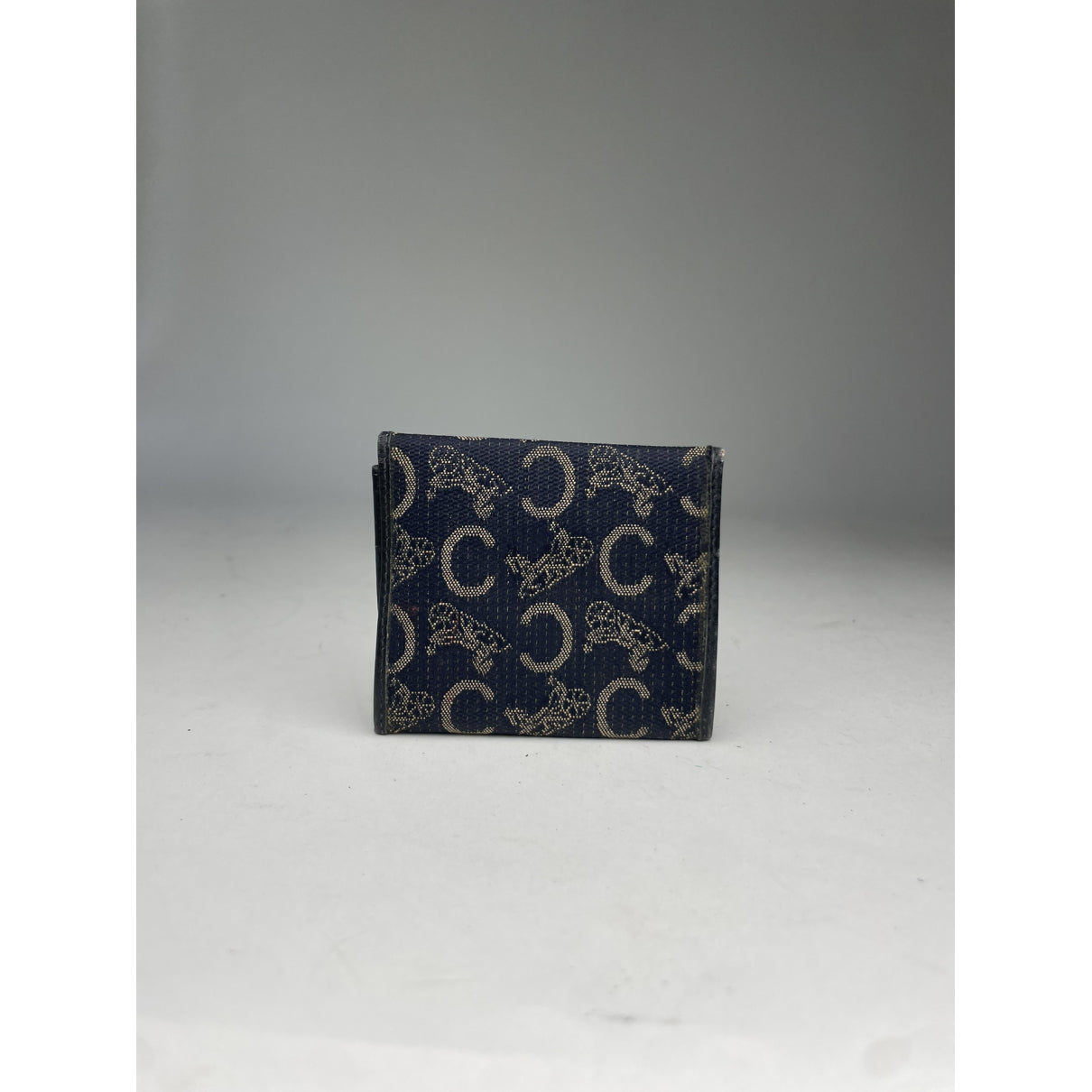 Celine Navy Cotton Purse image 2