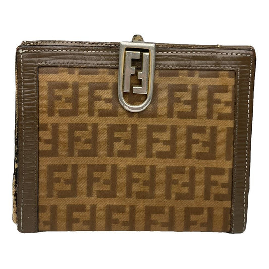 Fendi Baguette Brown Leather Wallet image 1