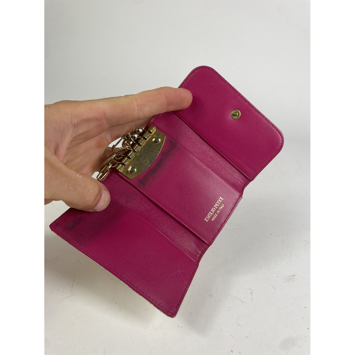 Emilio Pucci Multicolour Patent Leather Purse image 4