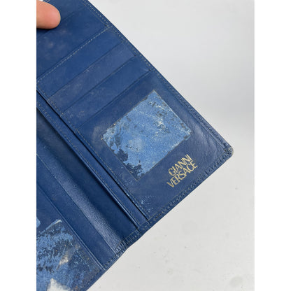 Gianni Versace Blue Leather Purse image 4