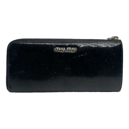 Miu Miu Black Leather Wallet image 1