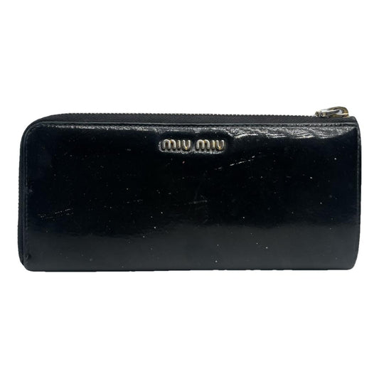 Miu Miu Black Leather Wallet image 1
