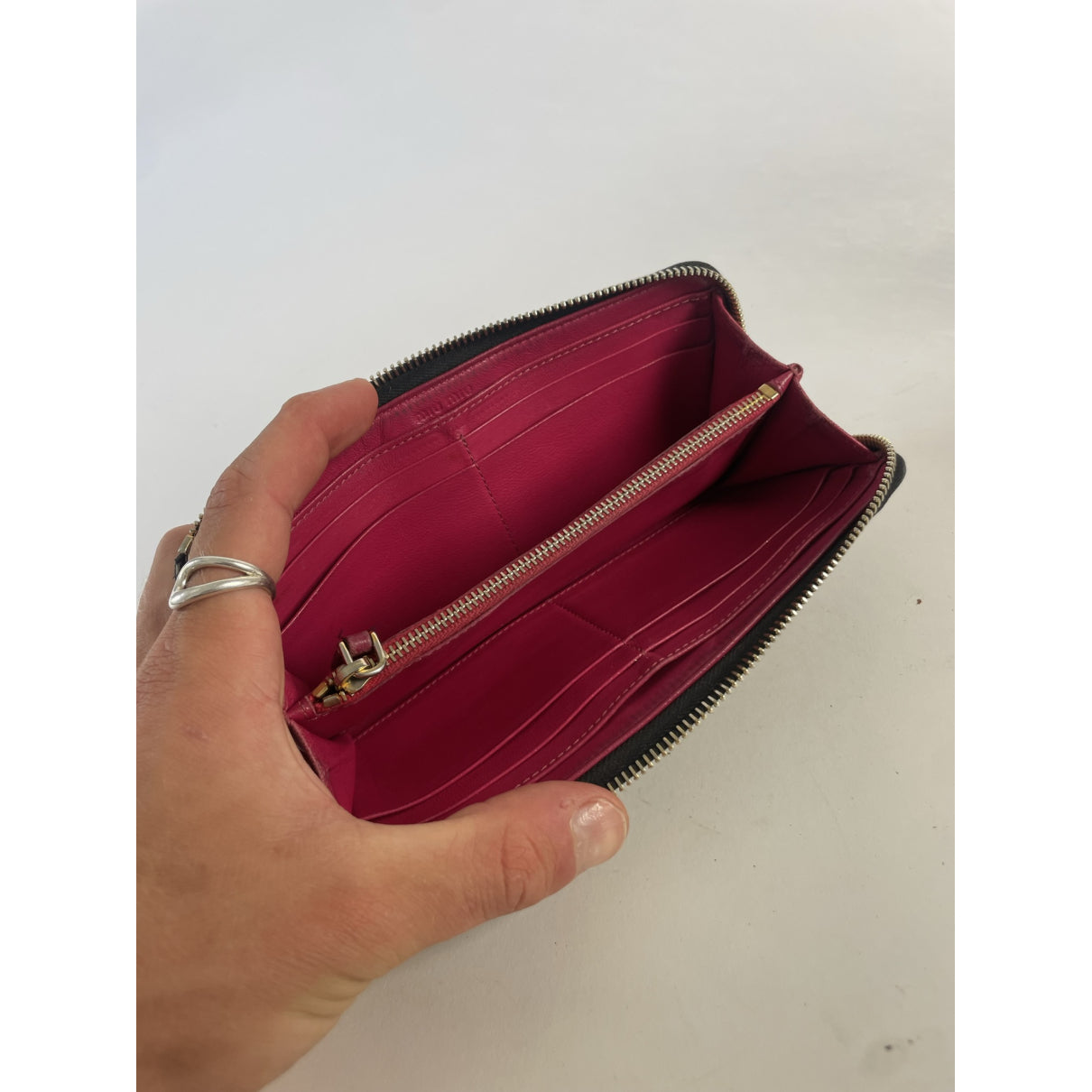 Miu Miu Black Leather Wallet image 4