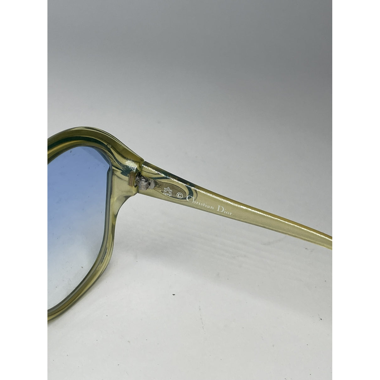 Dior Yellow Plastic Sunglasses image 4