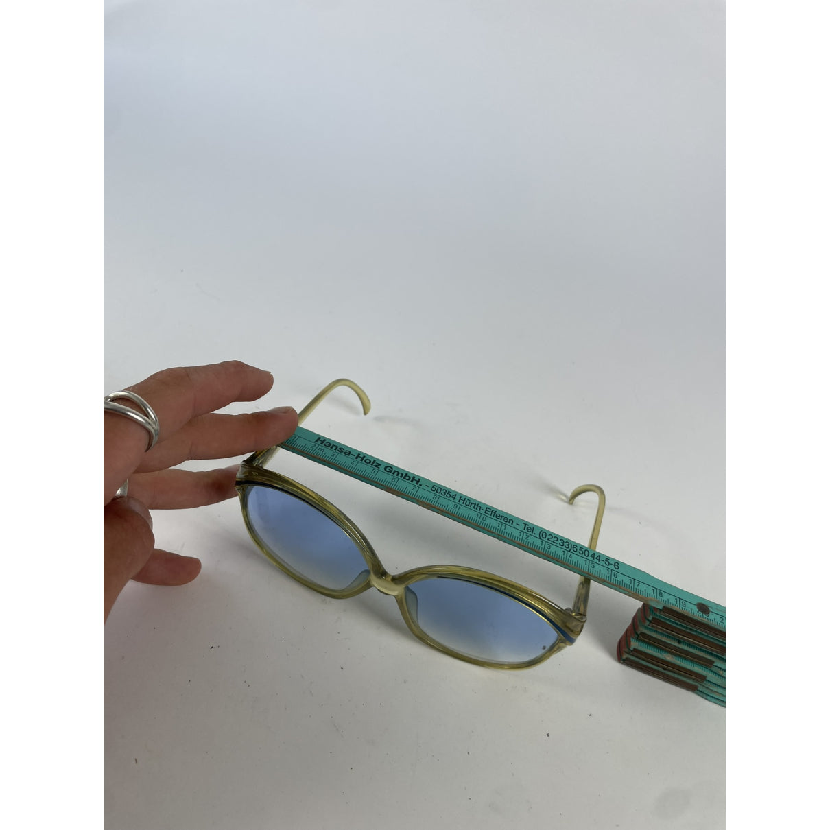 Dior Yellow Plastic Sunglasses image 5