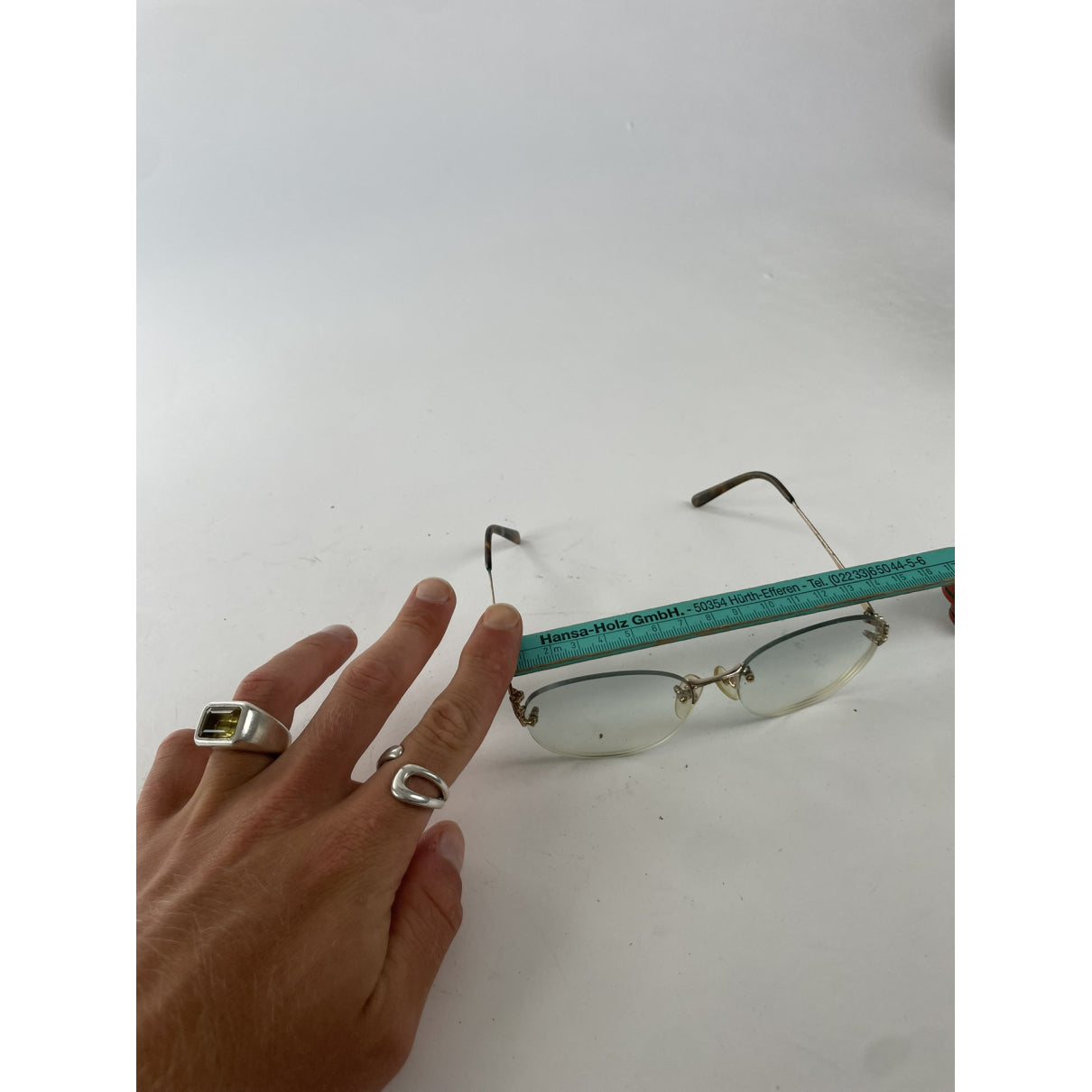 Fendi Gold Metal Sunglasses image 5