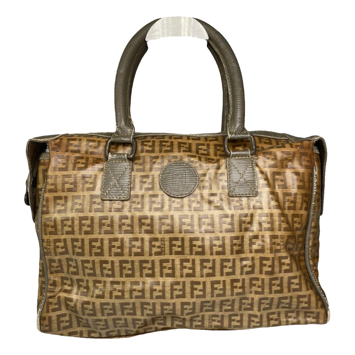 Fendi Baguette Brown Patent Leather Handbag image 1
