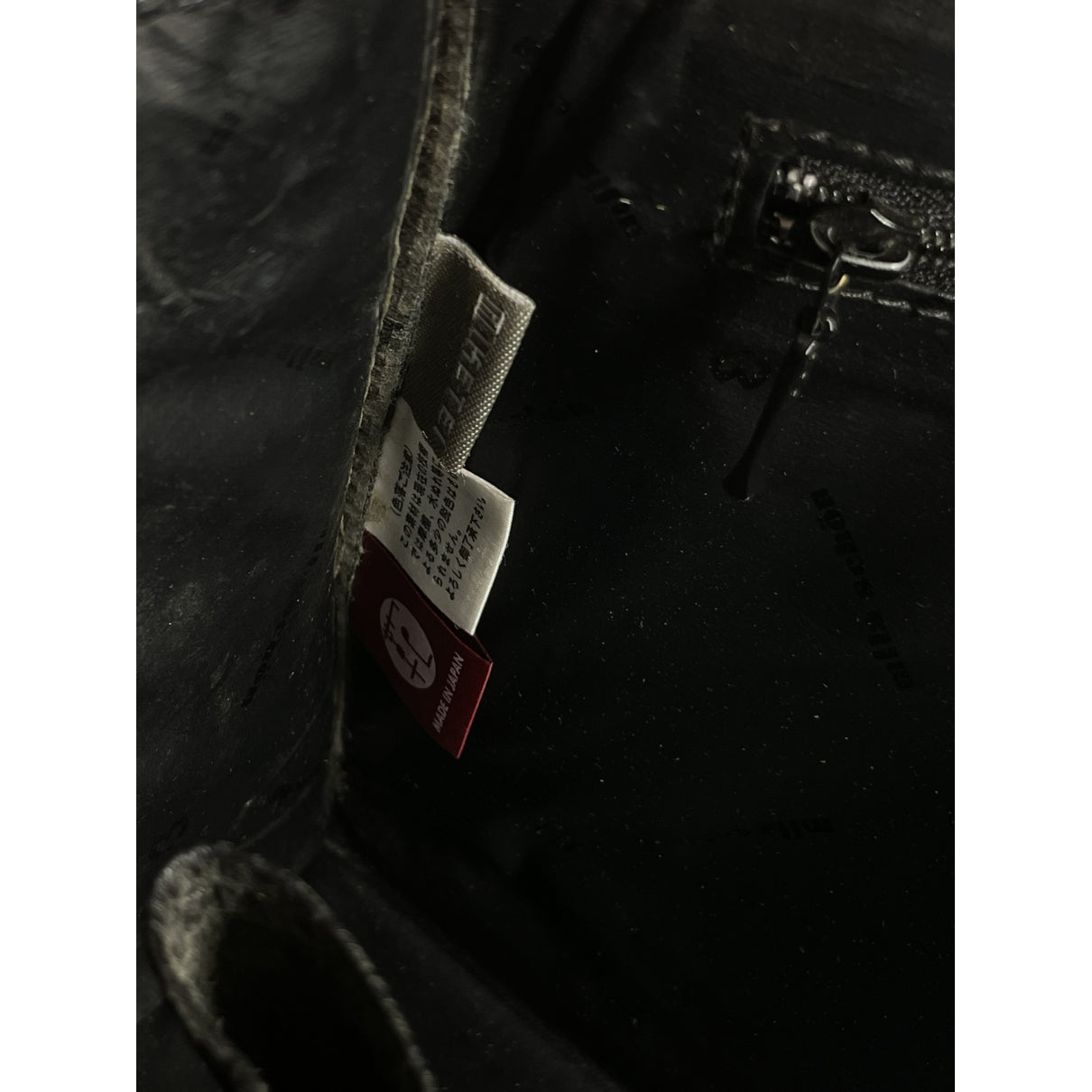 ANNE KLEIN Black Leather Clutch Bag image 2