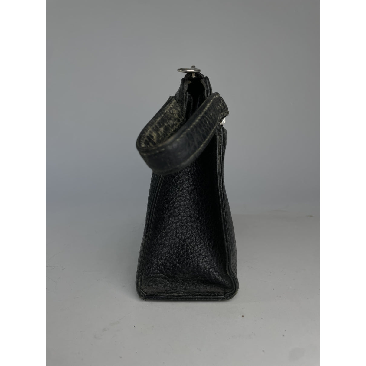 ANNE KLEIN Black Leather Clutch Bag image 3