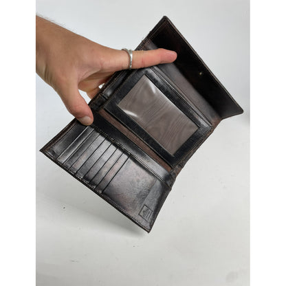 Fendi Baguette Brown Cotton Wallet image 5