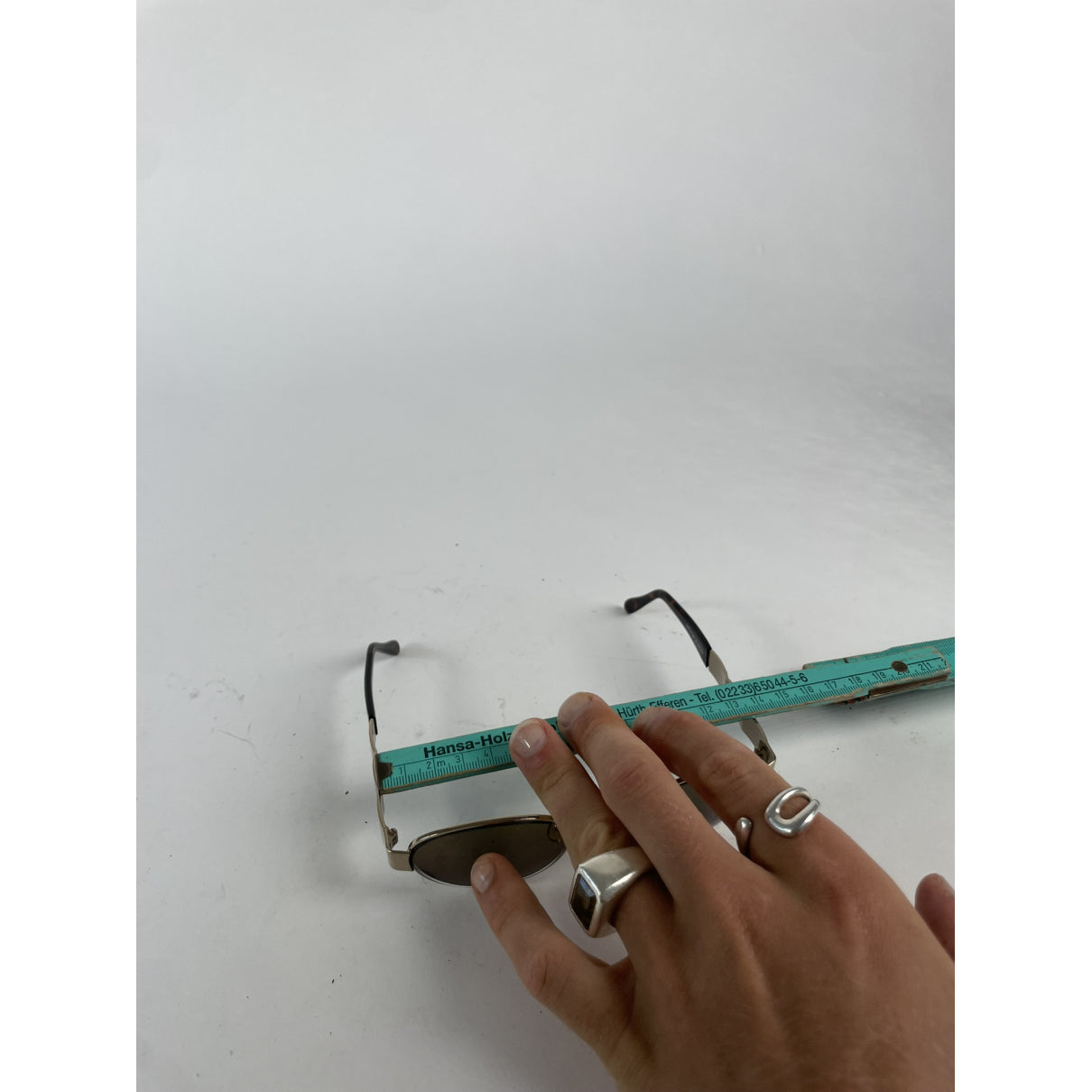 Fendi Gold Metal Sunglasses image 4