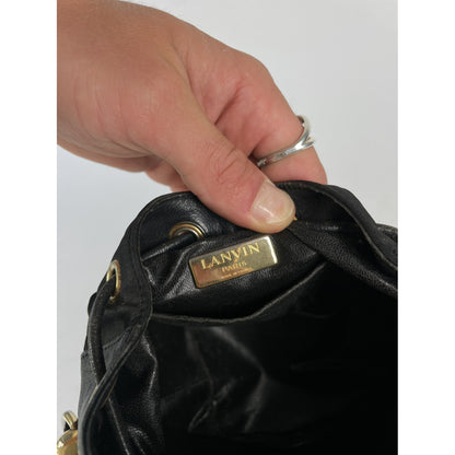 Lanvin Black Leather Handbag image 3