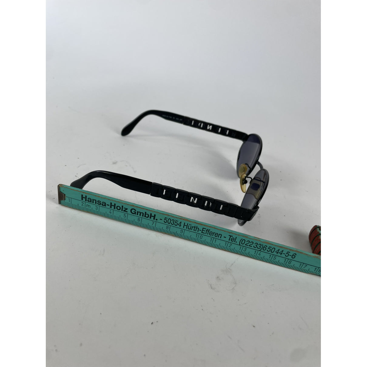 Fendi Black Metal Sunglasses image 5