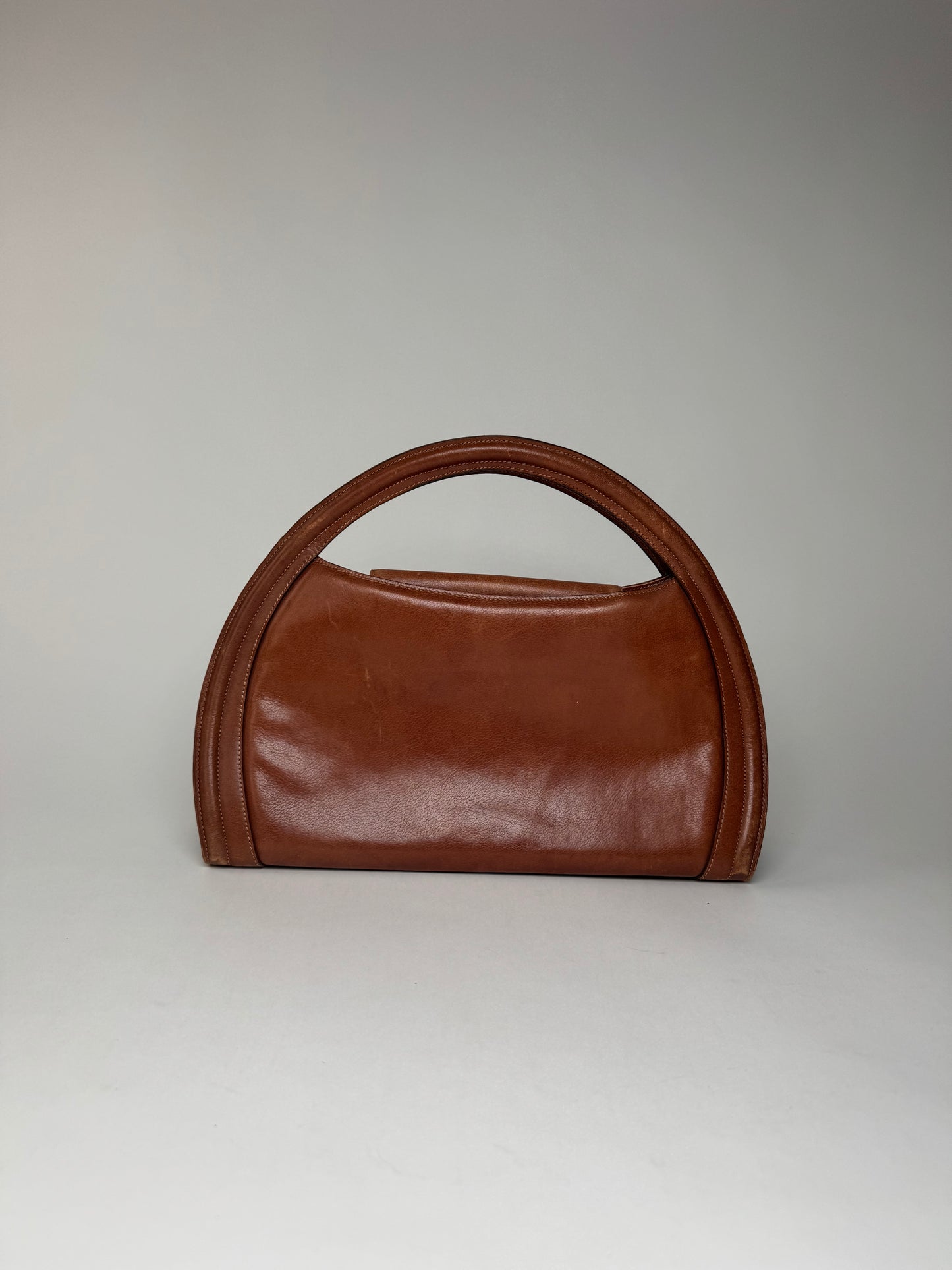 Vintage Givenchy Antigona Leather Bag Brown