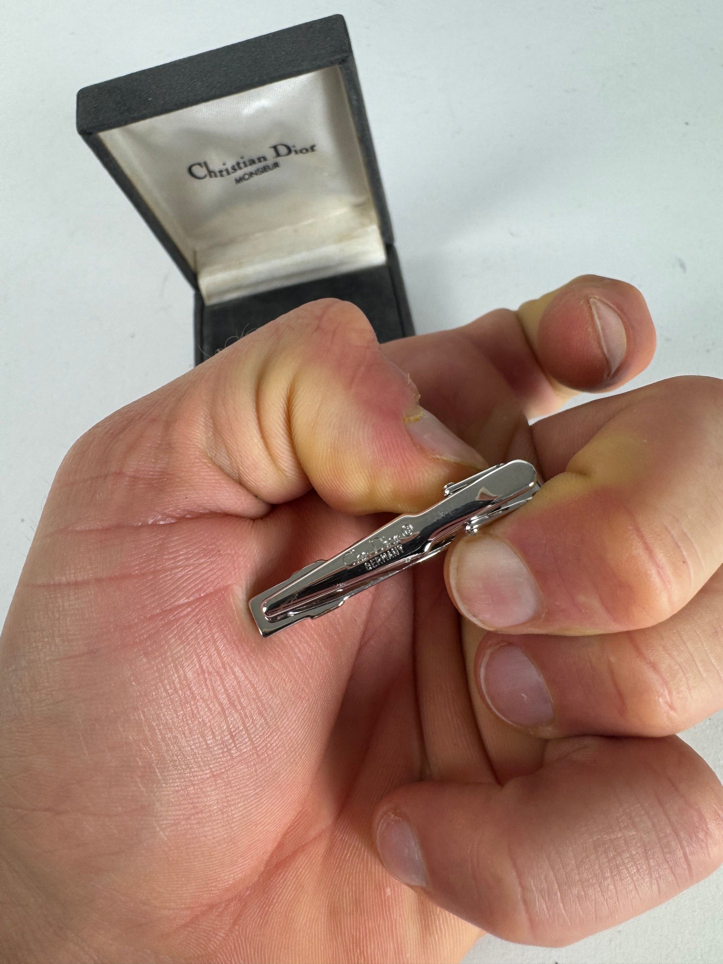 Vintage Money / Tie steel Clamp Silver