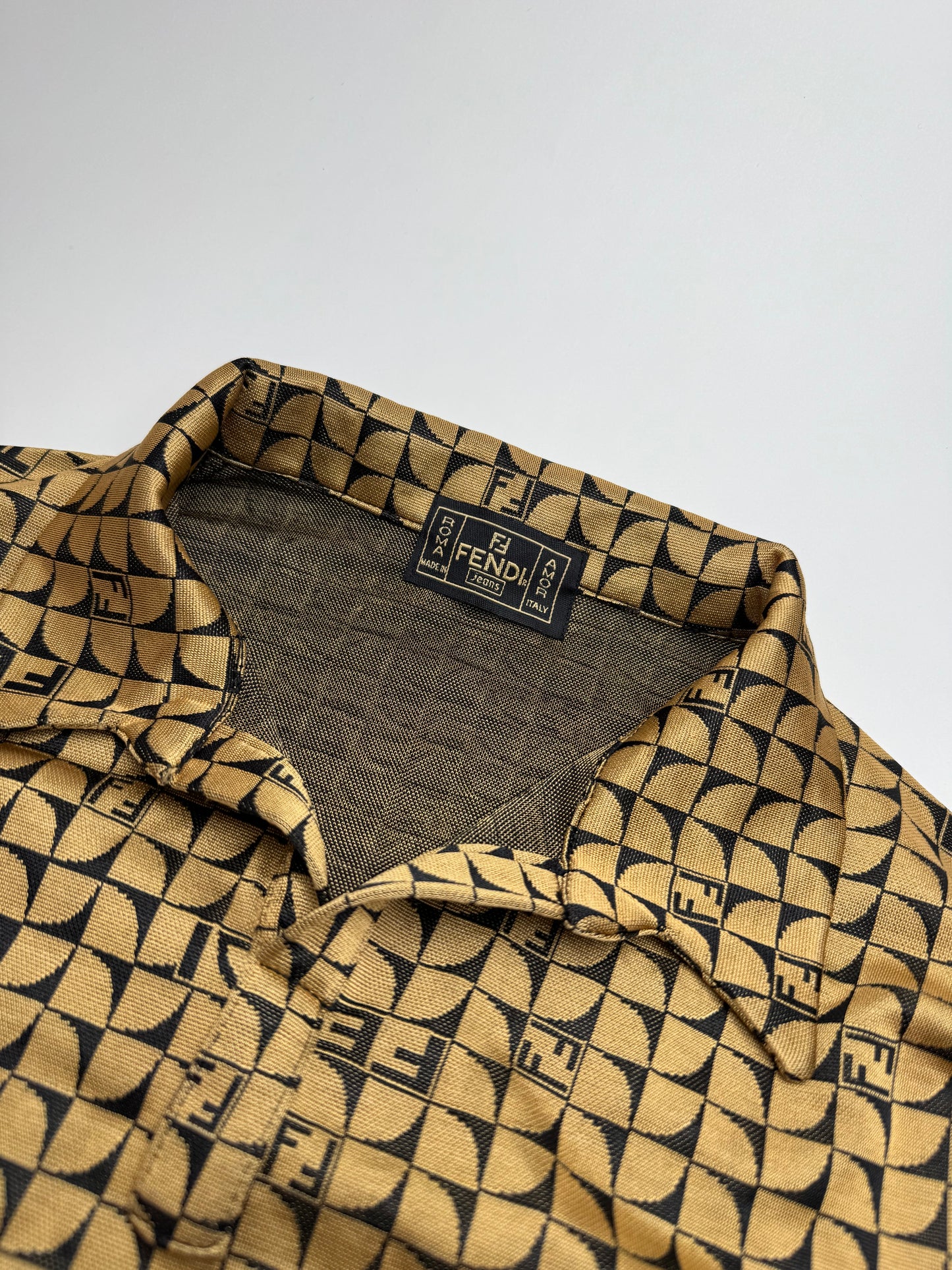 Vintage Fendi Roma Monogramm Sweater 38/M Golden