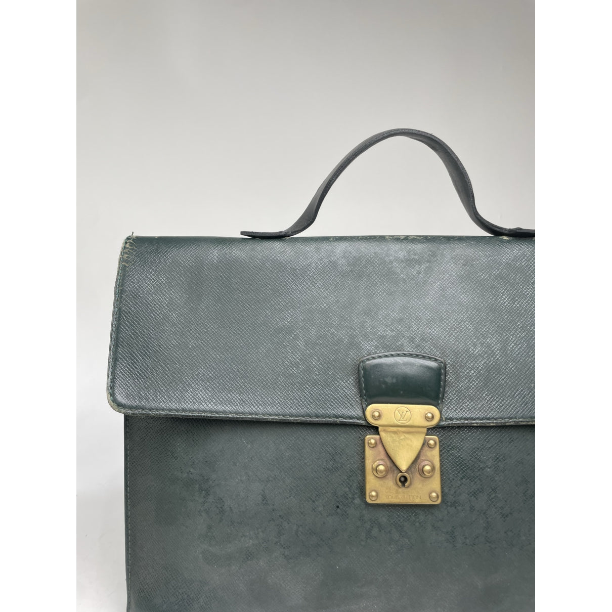 Louis Vuitton Kourad Green Leather Bag image 2