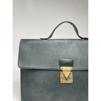 Louis Vuitton Kourad Green Leather Bag image 2