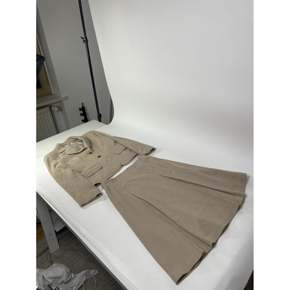 Courrèges Beige Wool Coat image 2