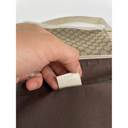 Gucci Jackie Vintage  Beige Cotton Handbag image 4