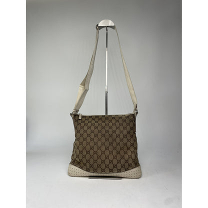 Gucci Jackie Vintage  Beige Cotton Handbag image 5