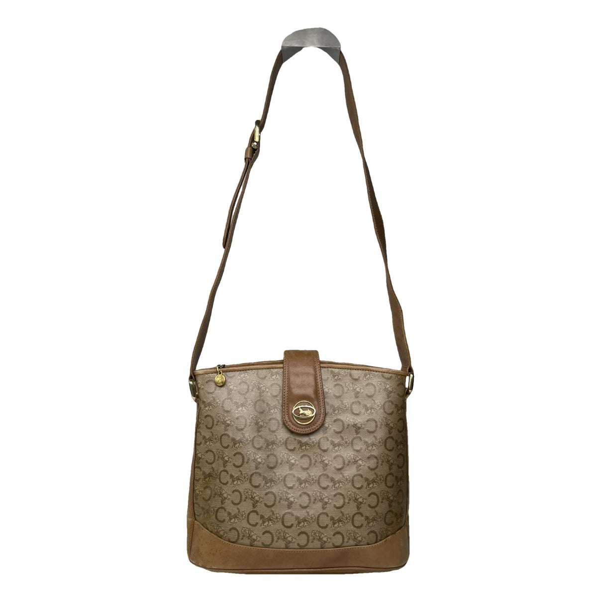 Celine SAC SEAU Brown Leather Handbag image 1