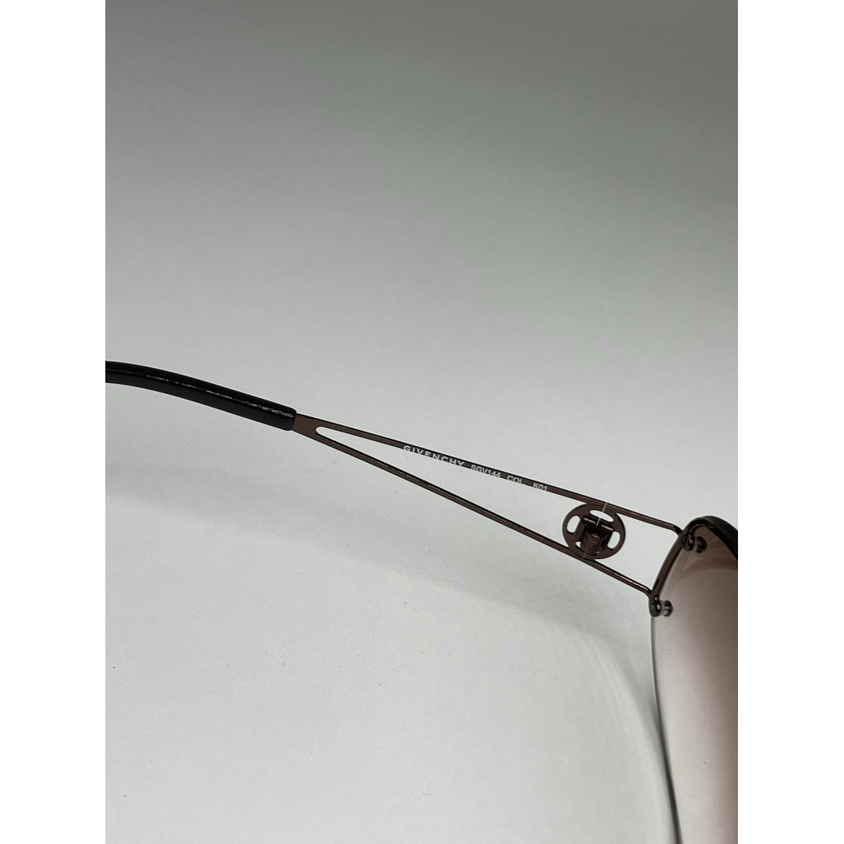 Givenchy Black Metal Sunglasses image 4